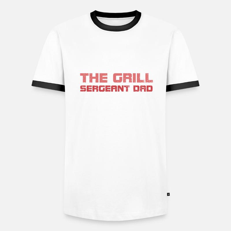 The Grill Sergeant Dad Men's Ringer Shirt