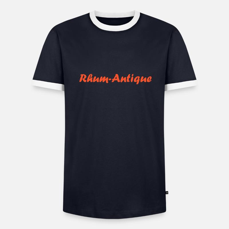Rhum antique T-shirt contrasté Homme
