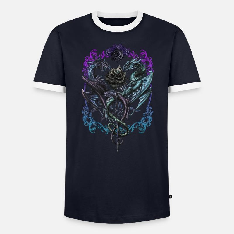 Alchemy England Caducée T-shirt contrasté Homme