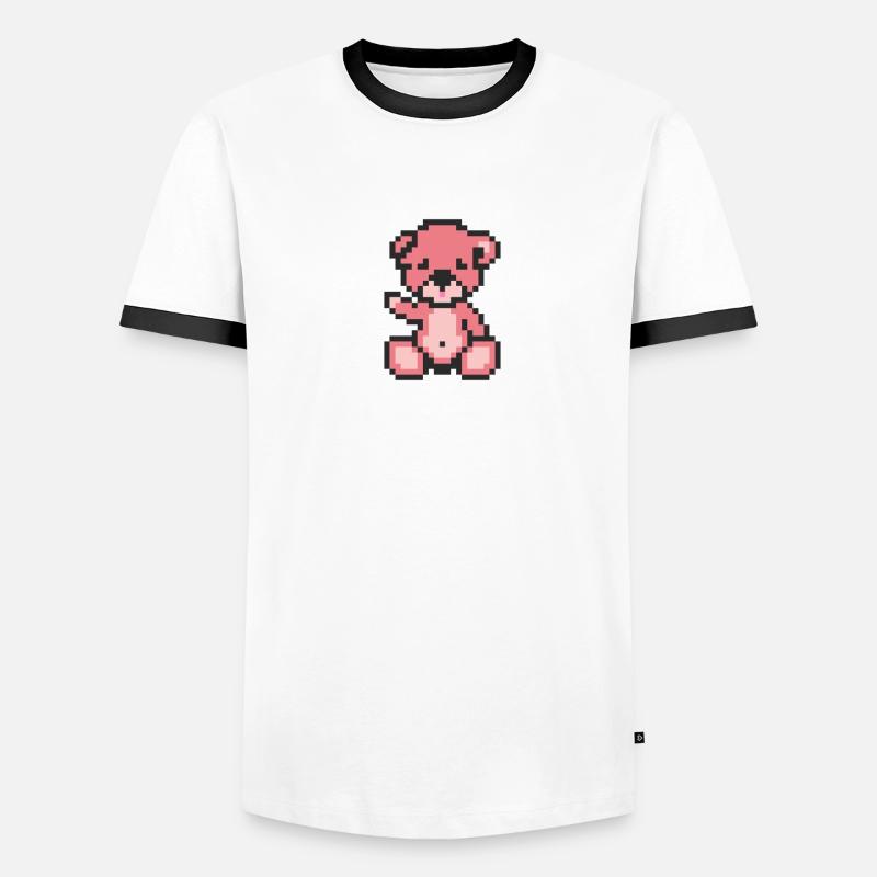 Pixel Bear Candy T-shirt contrasté Homme