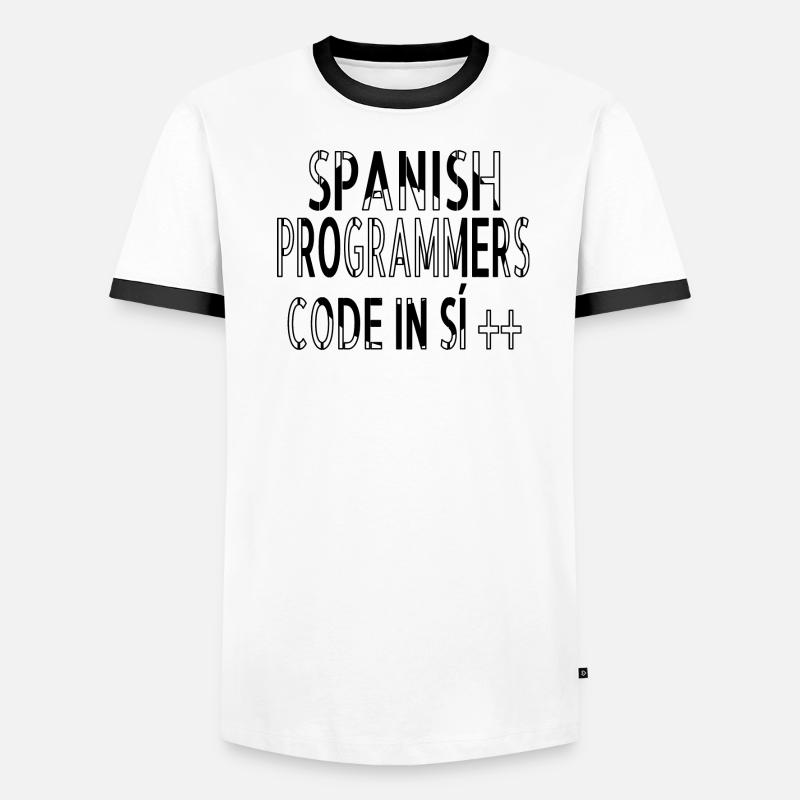 PC C Plus Plus Computer Admin Cool Men's Ringer Shirt