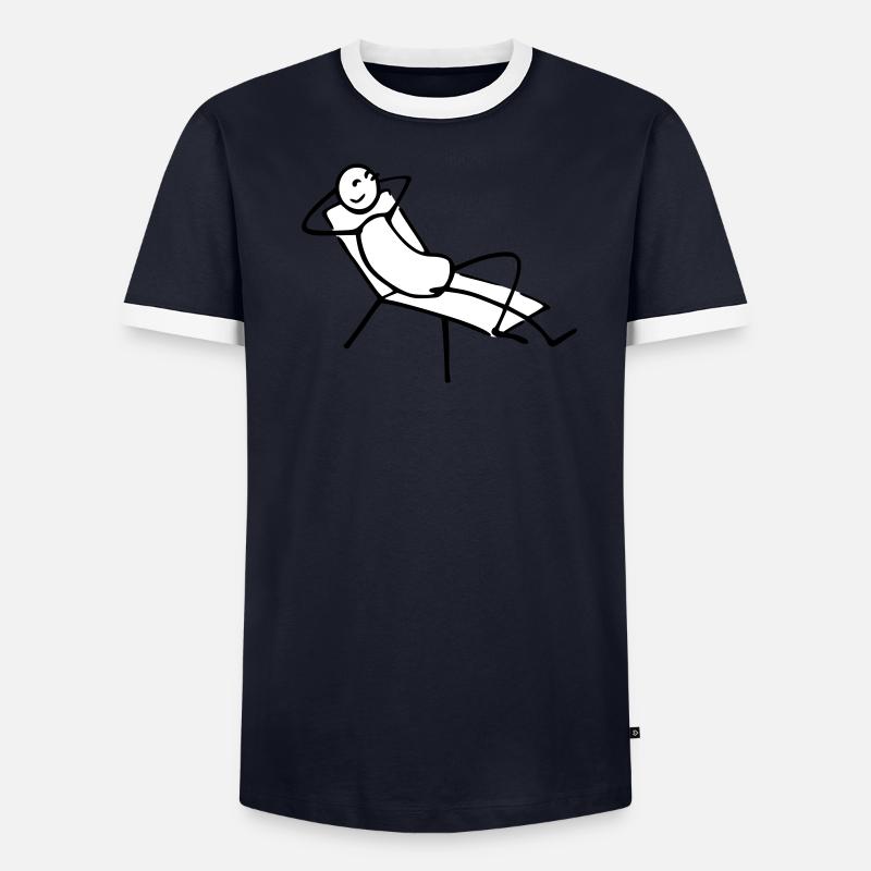 Cool man T-shirt contrasté Homme