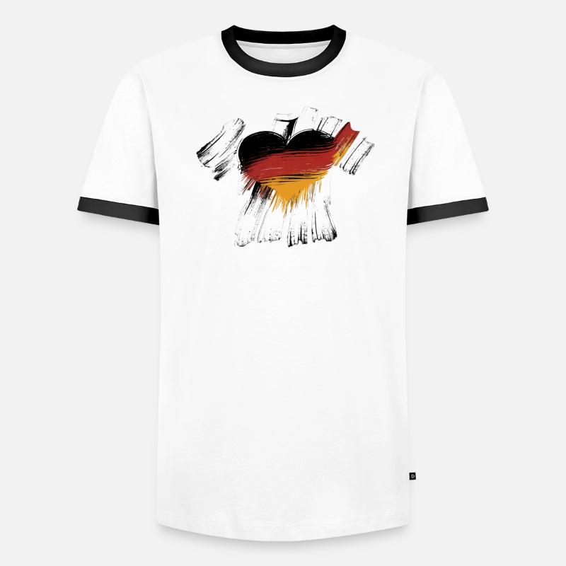 SUPPORT CLOTHES Men's Ringer Shirt