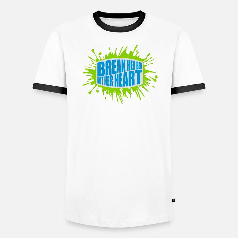 briser son lit Citation T-shirt contrasté Homme
