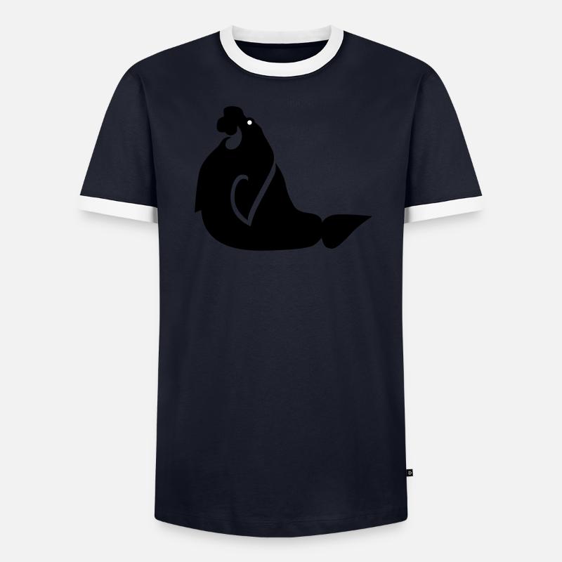 Morse 01 T-shirt contrasté Homme