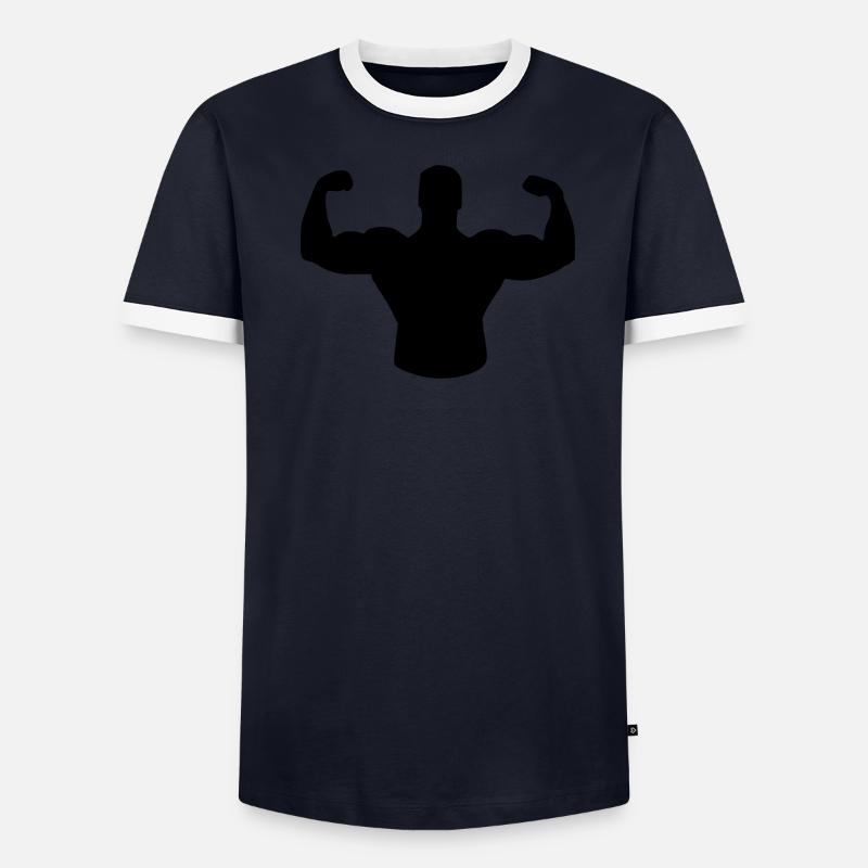musculation T-shirt contrasté Homme