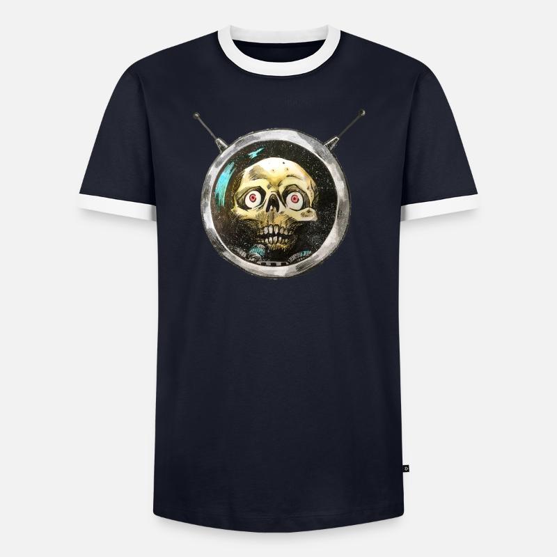 voidhead Männer Kontrast-T-Shirt