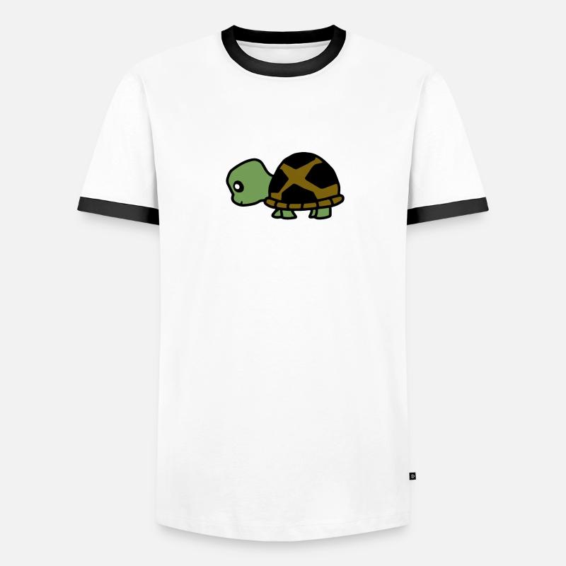 animal turtle 4 Men's Ringer Shirt