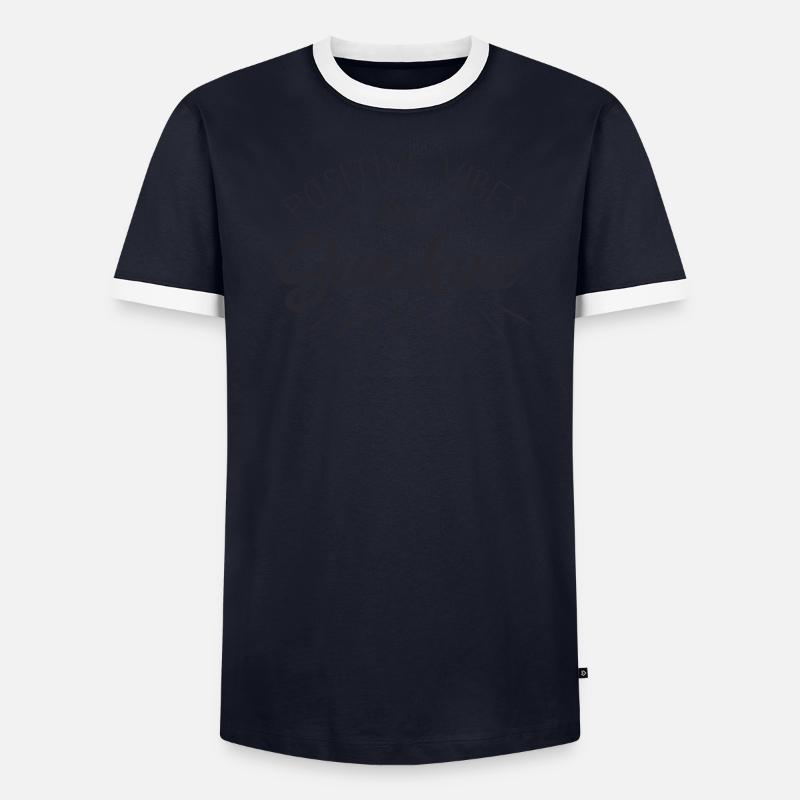 Vibrations positives et soleil T-shirt contrasté Homme