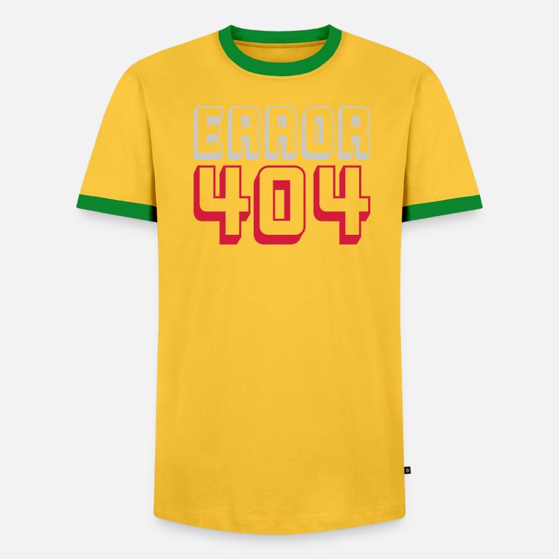 Error 404 Computer Verbindung - Männer Kontrast-T-Shirt - undefined