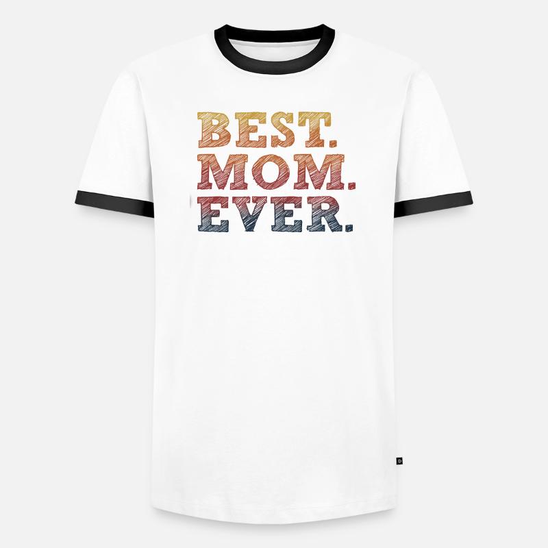 BESTE MUTTER ALLER ZEITEN Männer Kontrast-T-Shirt