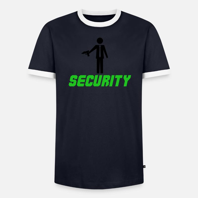 Conception de la sécurité T-shirt contrasté Homme