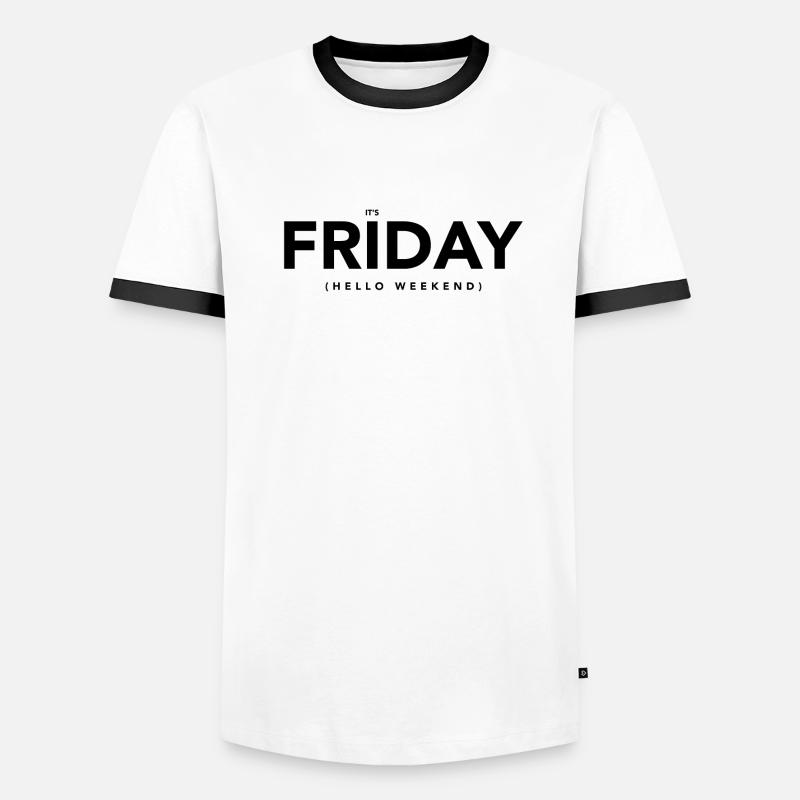 Friday hello weekend Men's Ringer Shirt