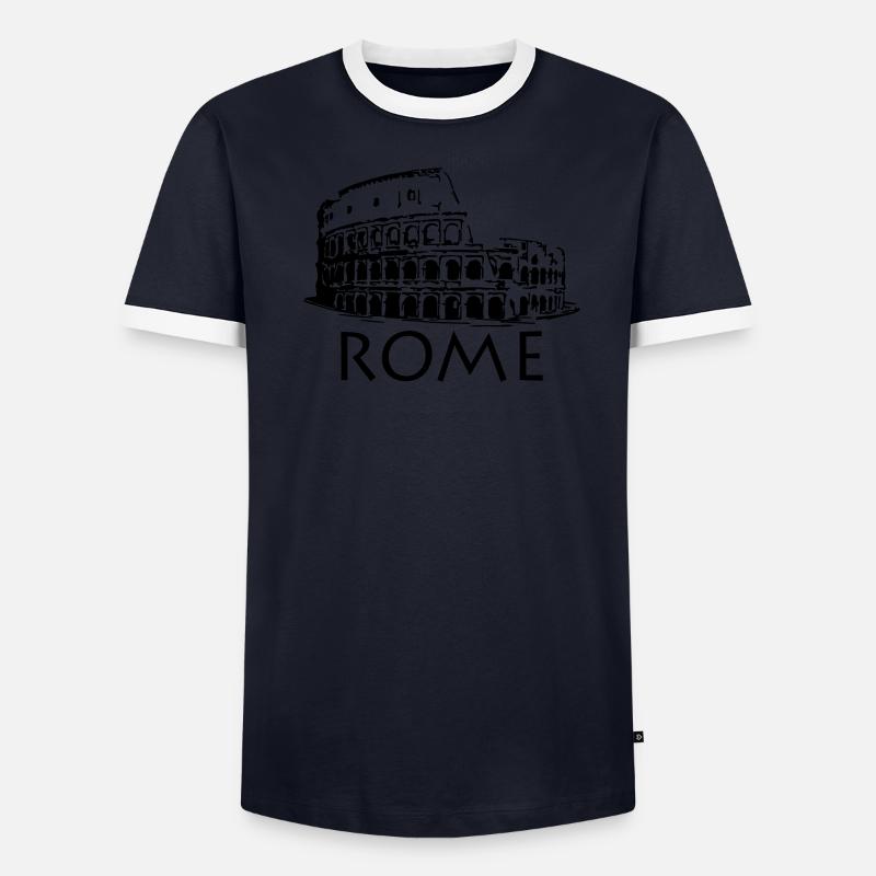 Rome Männer Kontrast-T-Shirt