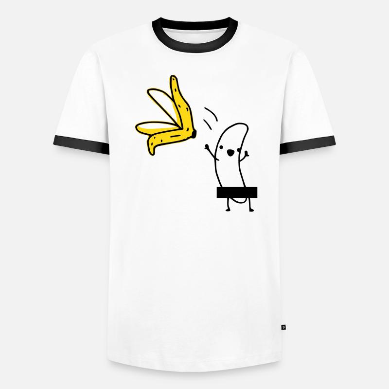 Striptease Banana Men's Ringer Shirt