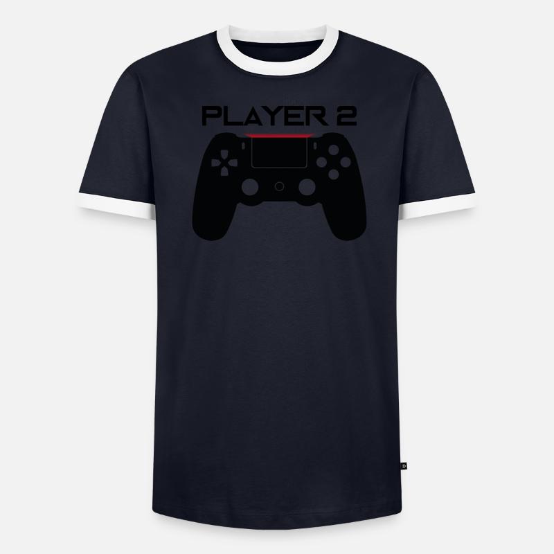 Player 2 T-shirt contrasté Homme