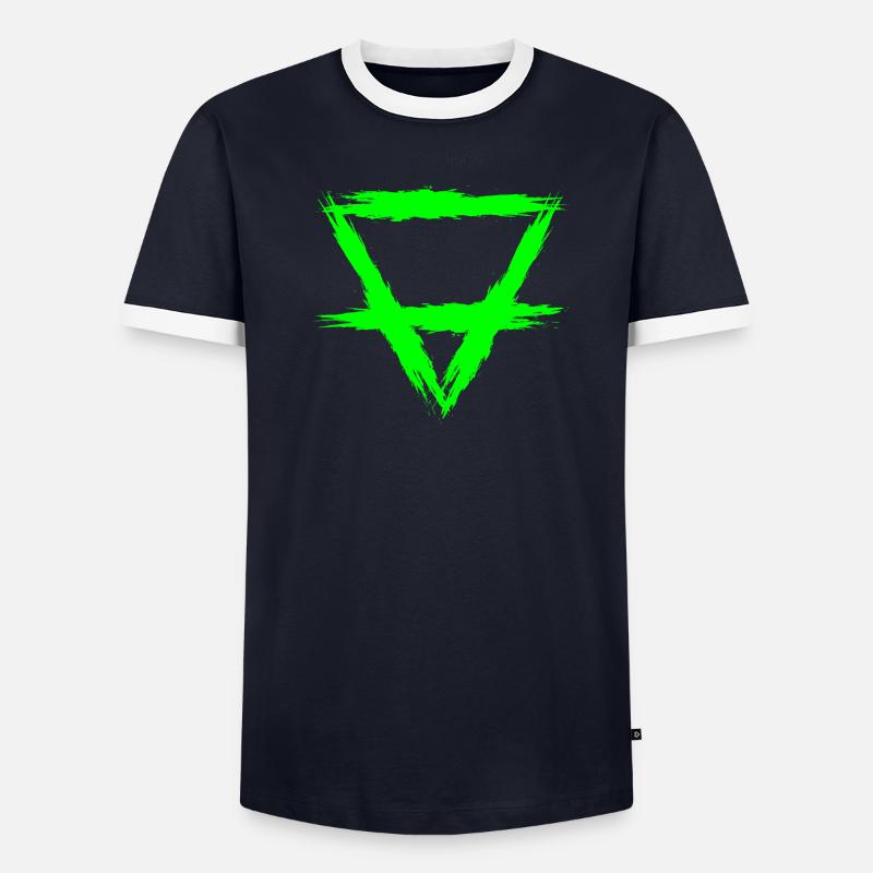 Element symbol Earth Men's Ringer Shirt