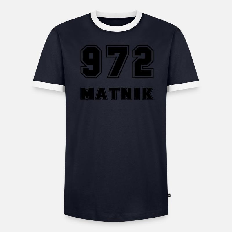 972-matnik T-shirt contrasté Homme