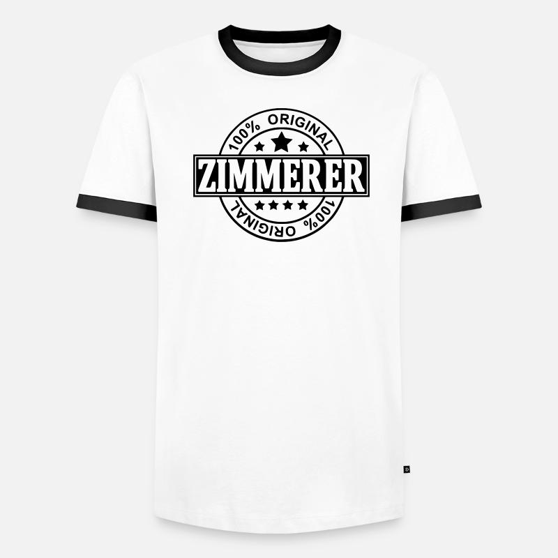Zimmerer Männer Kontrast-T-Shirt