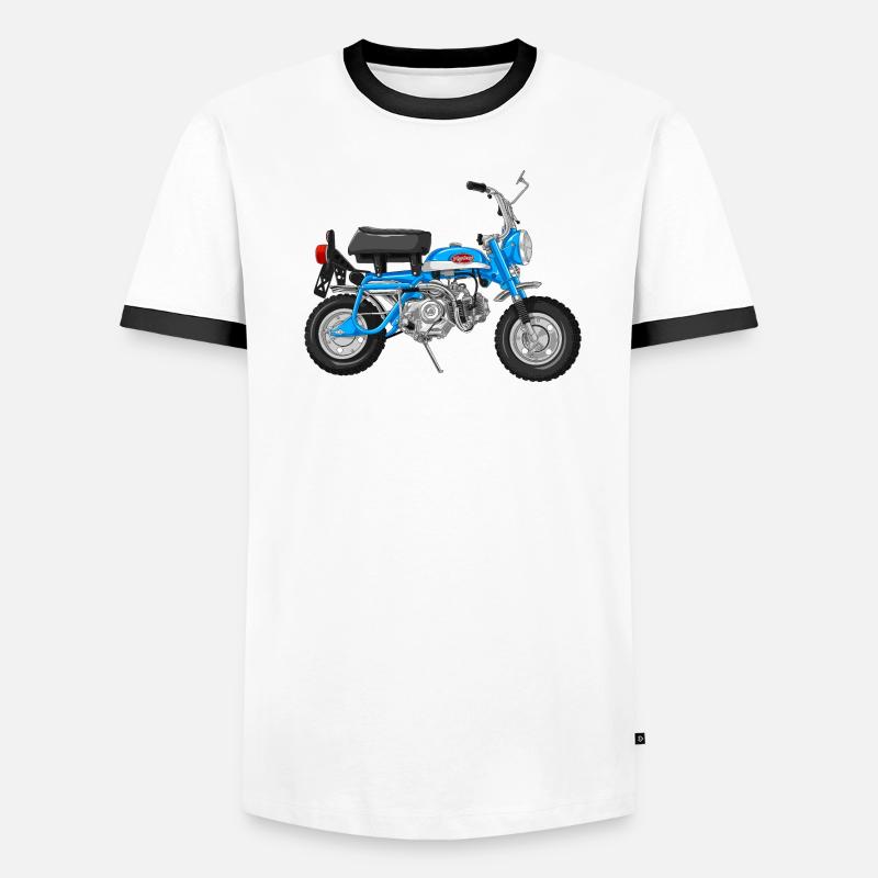 Monkey Z50A DE | candy saphire blue Männer Kontrast-T-Shirt