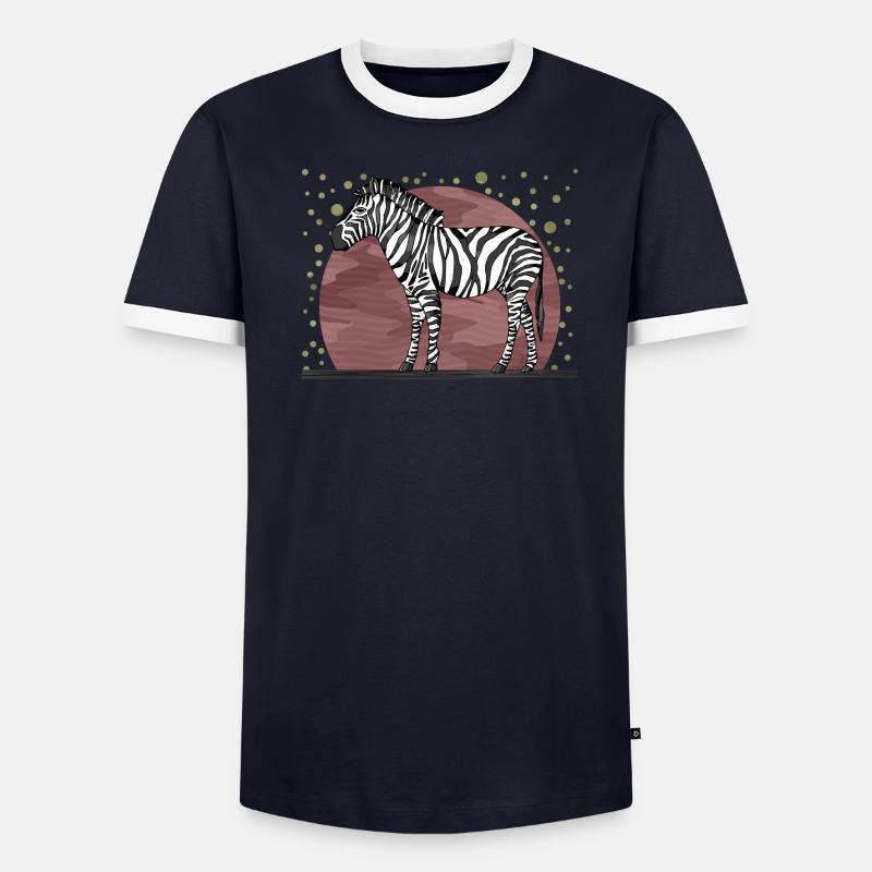 Zebra Men's Ringer Shirt