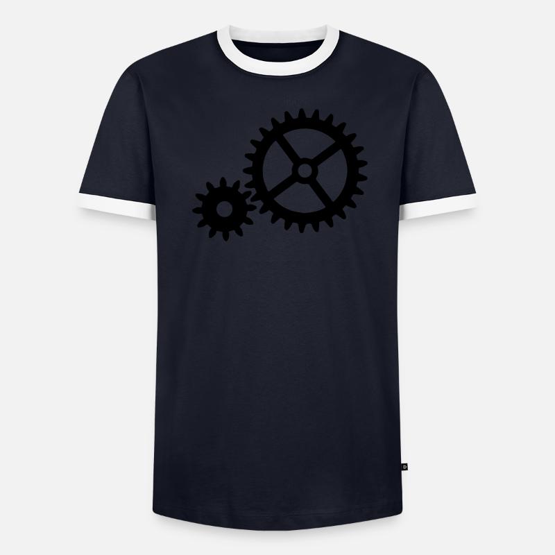 gears T-shirt contrasté Homme