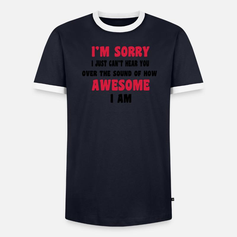 Awesome Männer Kontrast-T-Shirt
