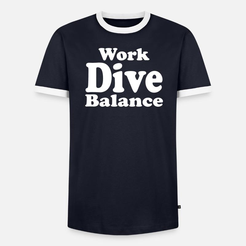Diving Dive Dive Men's Ringer Shirt