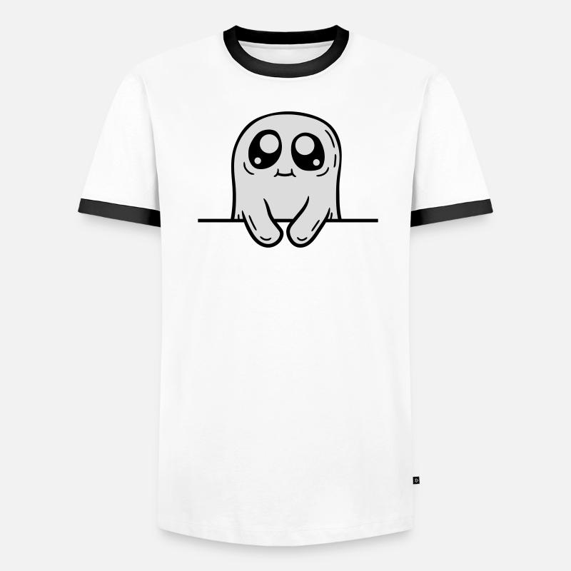 Süßer Geist hinter Mauer Männer Kontrast-T-Shirt