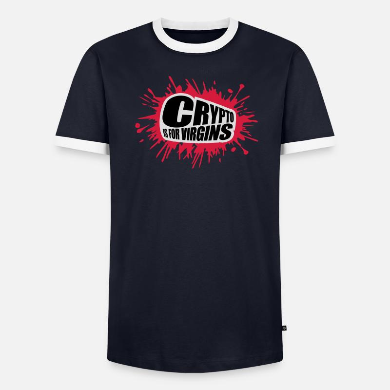 Crypto est pour les vierges T-shirt contrasté Homme