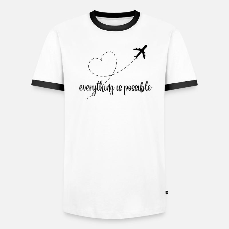 Everything is possible Men's Ringer Shirt