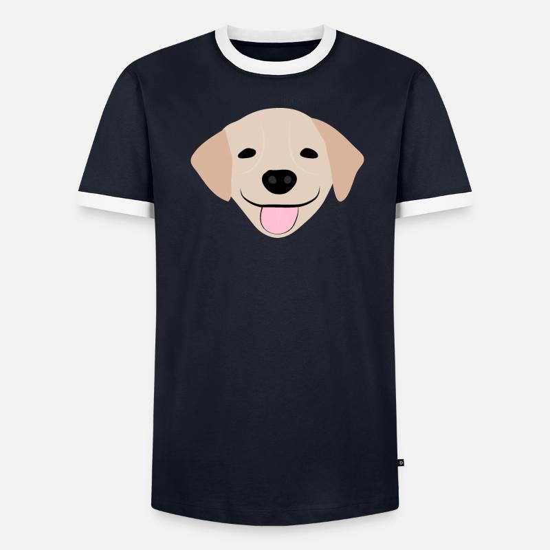 Golden Retriever 2 - Männer Kontrast-T-Shirt - undefined