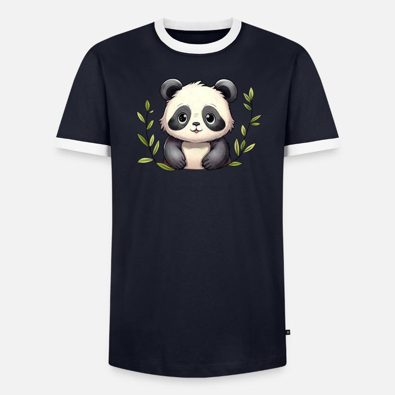 Petit Panda T-shirt contrasté Homme