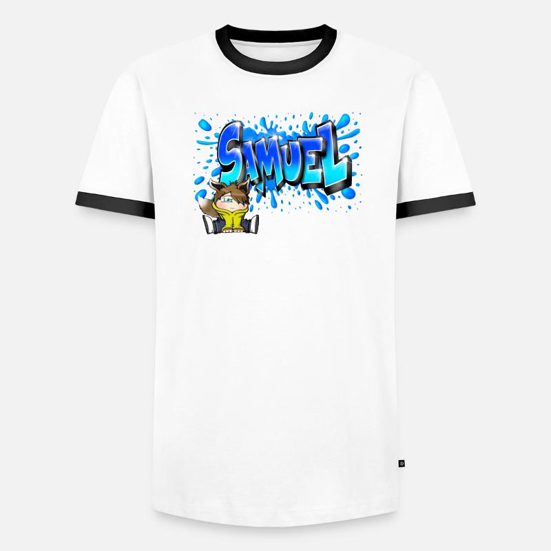 Graffiti Samuel Printable T-shirt contrasté Homme