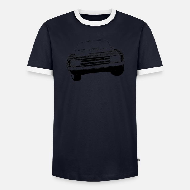 Commodore A Männer Kontrast-T-Shirt