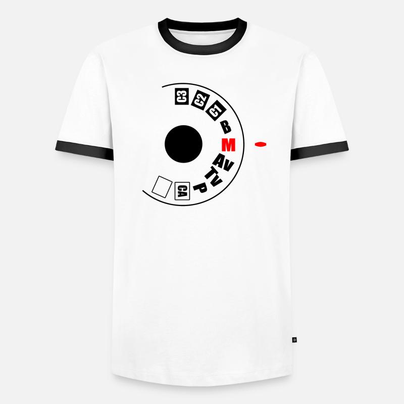 Camera Men's Ringer Shirt
