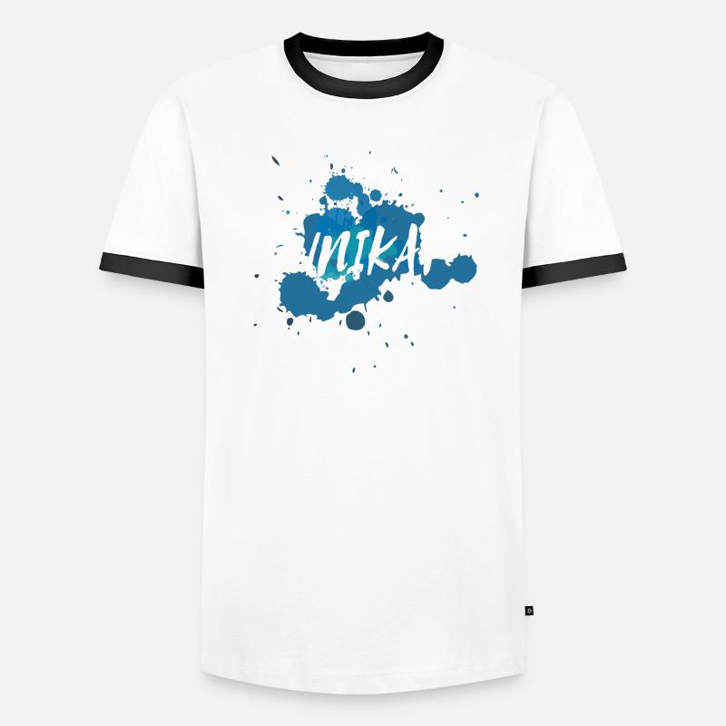 Du bist einzigartig - Ein Einzelstück - Ein Unikat Männer Kontrast-T-Shirt