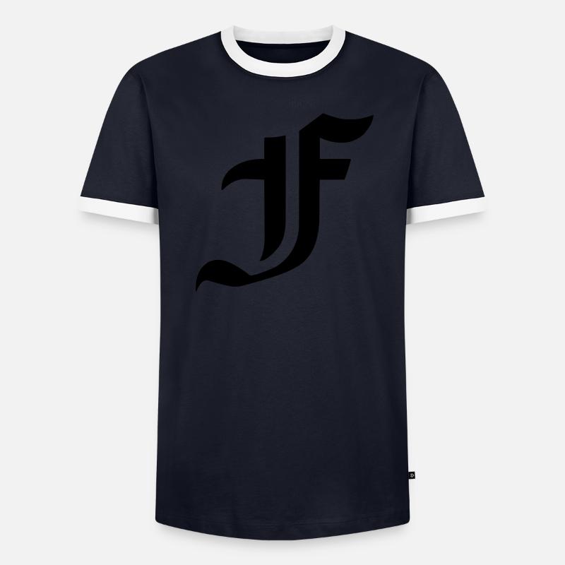 F T-shirt contrasté Homme