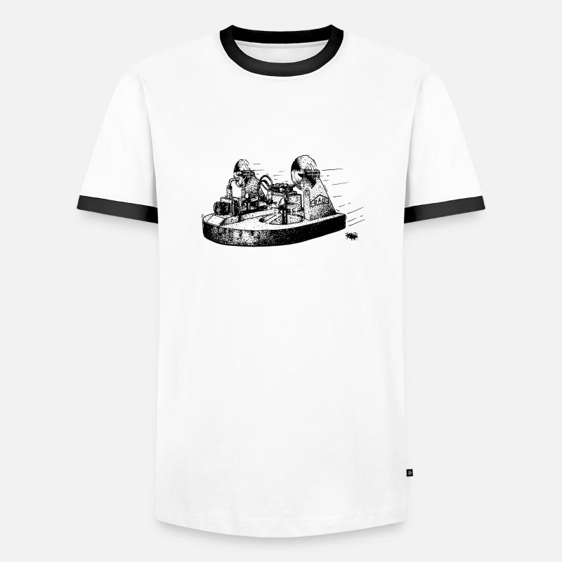 TINY WHOOV - DRAWING T-shirt contrasté Homme