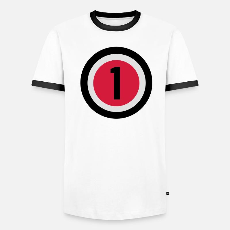 01_vec_3de T-shirt contrasté Homme