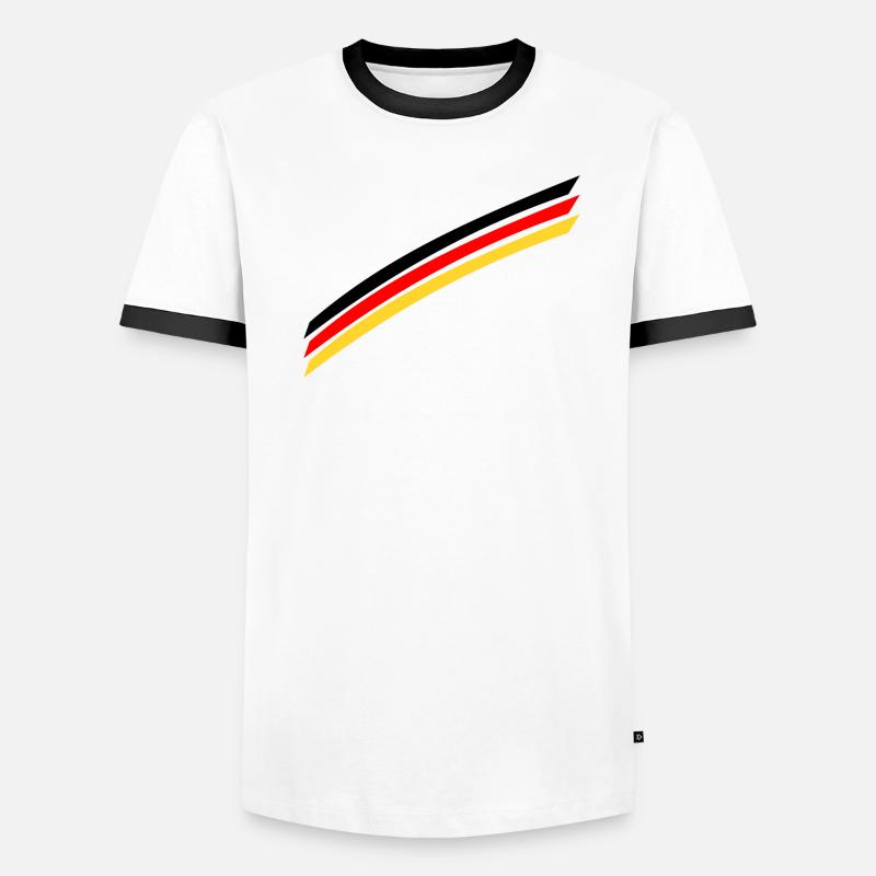Germany flag Men's Ringer Shirt