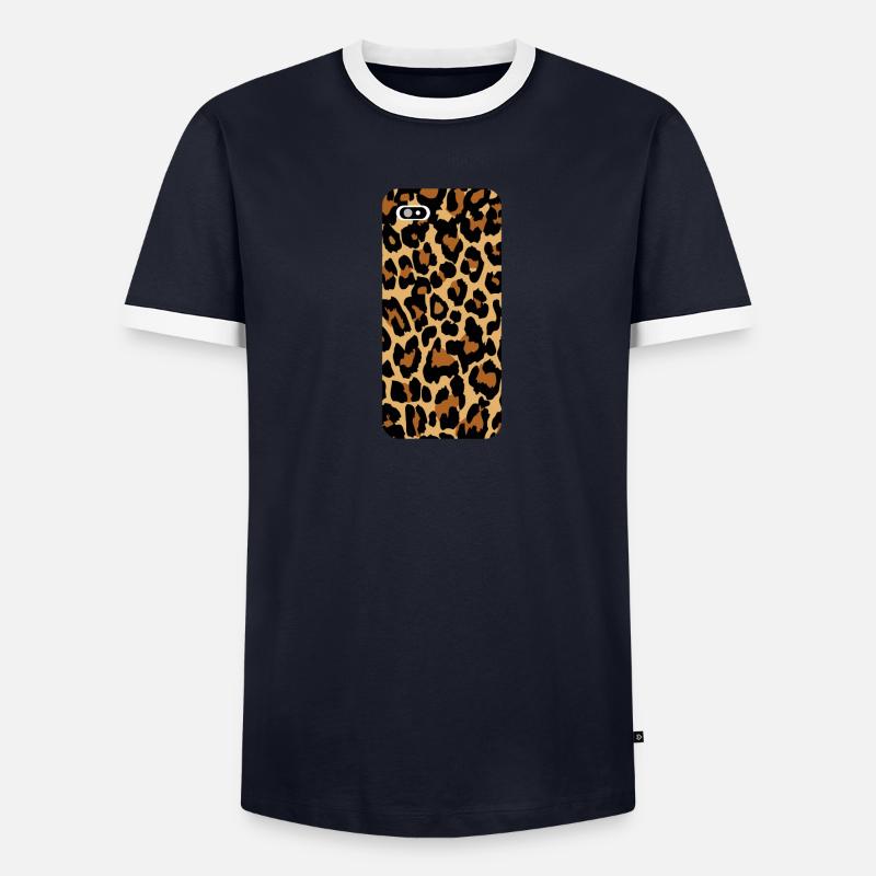 leopard Men's Ringer Shirt