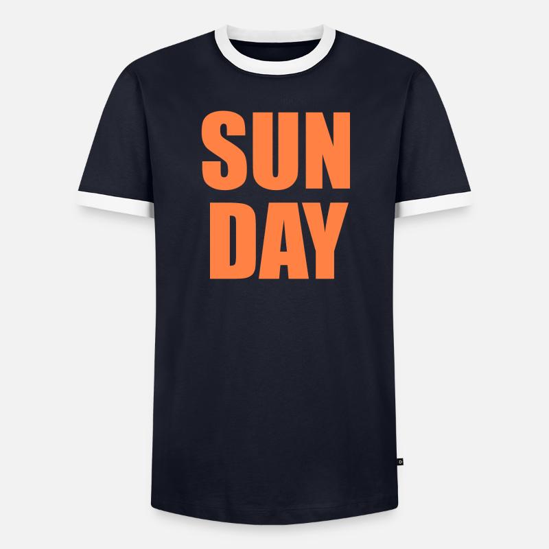 Sunday - Dimanche T-shirt contrasté Homme