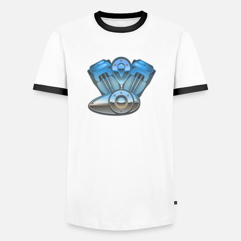 Engine - engine block Men's Ringer Shirt