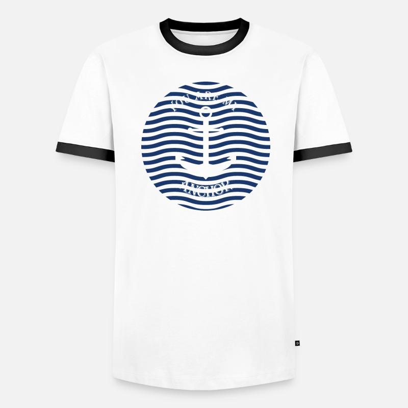Anchor Men's Ringer Shirt