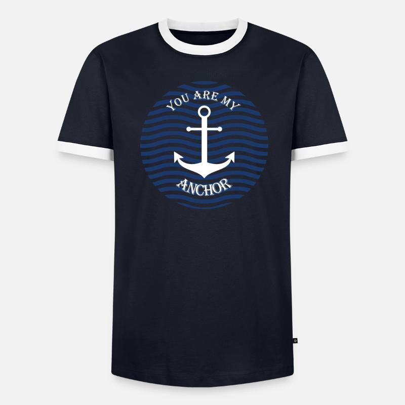 Ancre T-shirt contrasté Homme