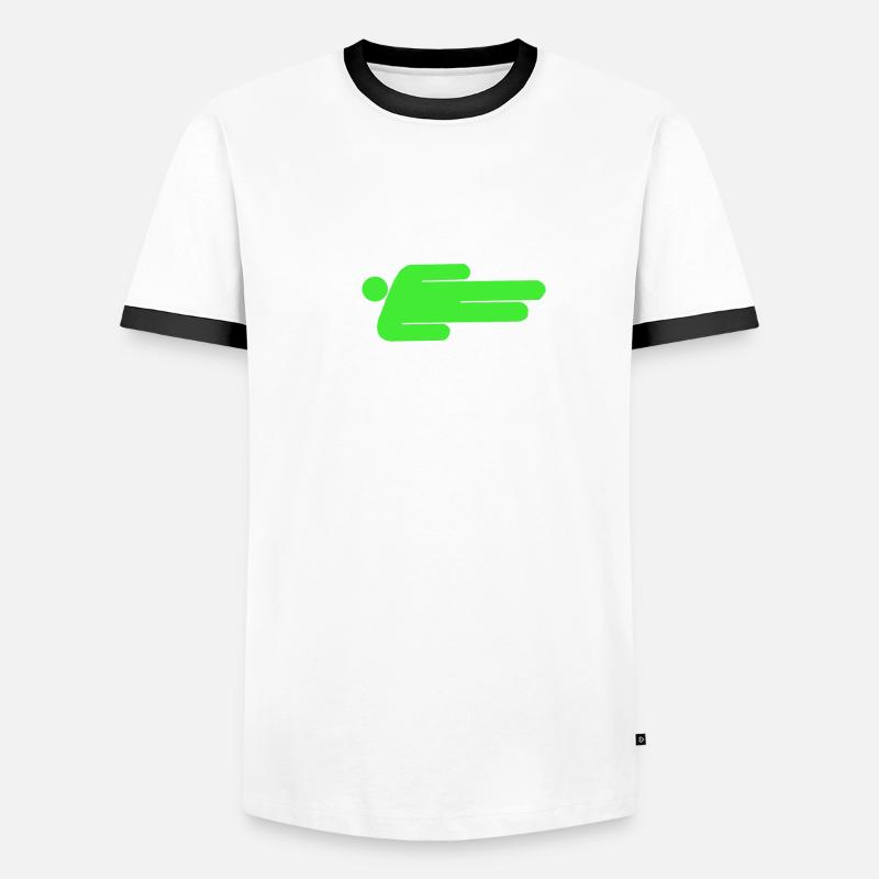 feu vert billie T-shirt contrasté Homme