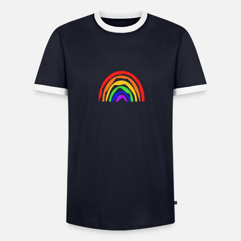 Rainbow Men's Ringer Shirt