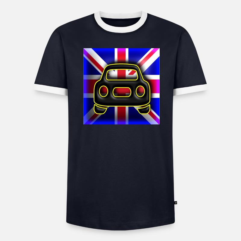 Union Jack Black Cab T-shirt contrasté Homme