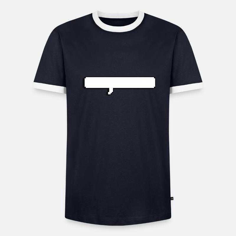 speech bubble Men's Ringer Shirt